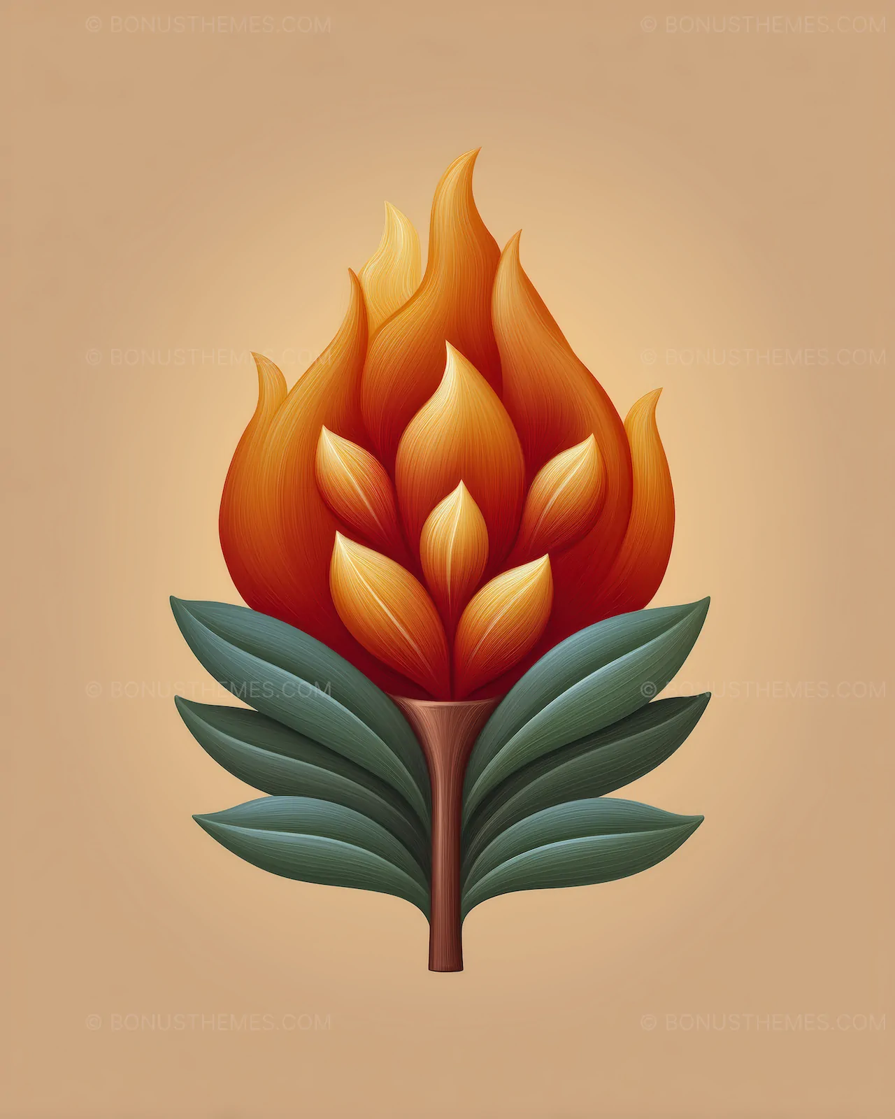 Holy Fire Paschal Flame - Symbol of Christ’s Resurrection | AI Image