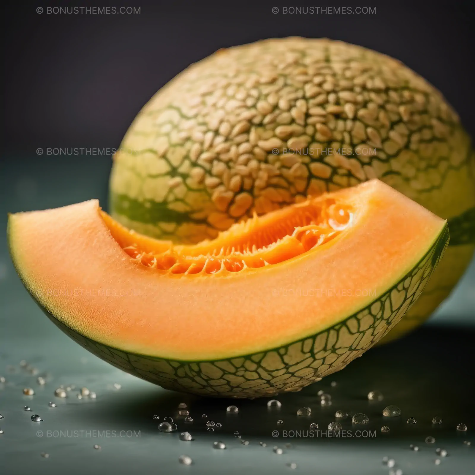 A piece of melon