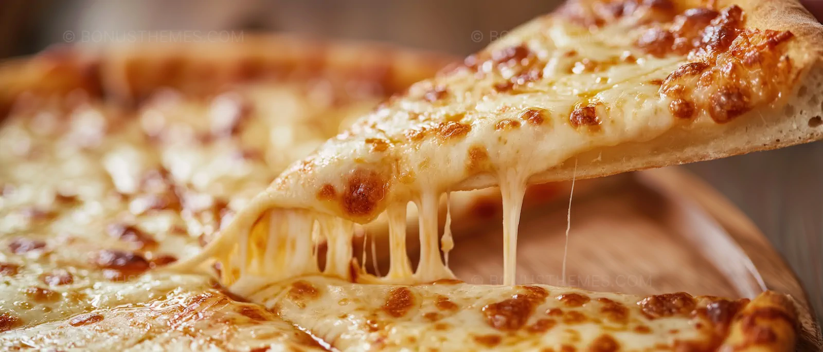 Cheese lover's dream, irresistible pizza bliss