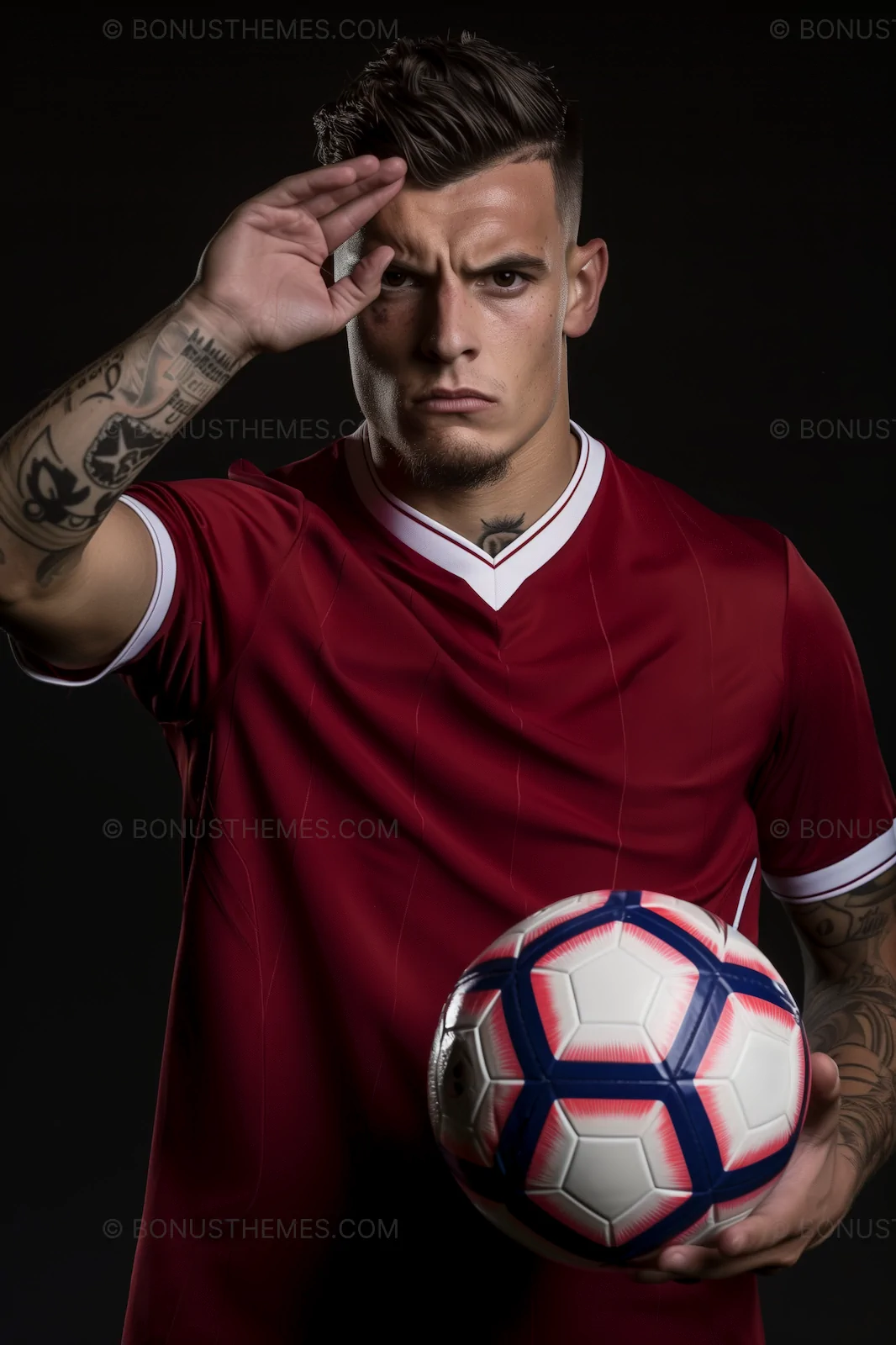 Sportsmanship Salute - Soccer Player Tribute | Emotional Sports AI Art