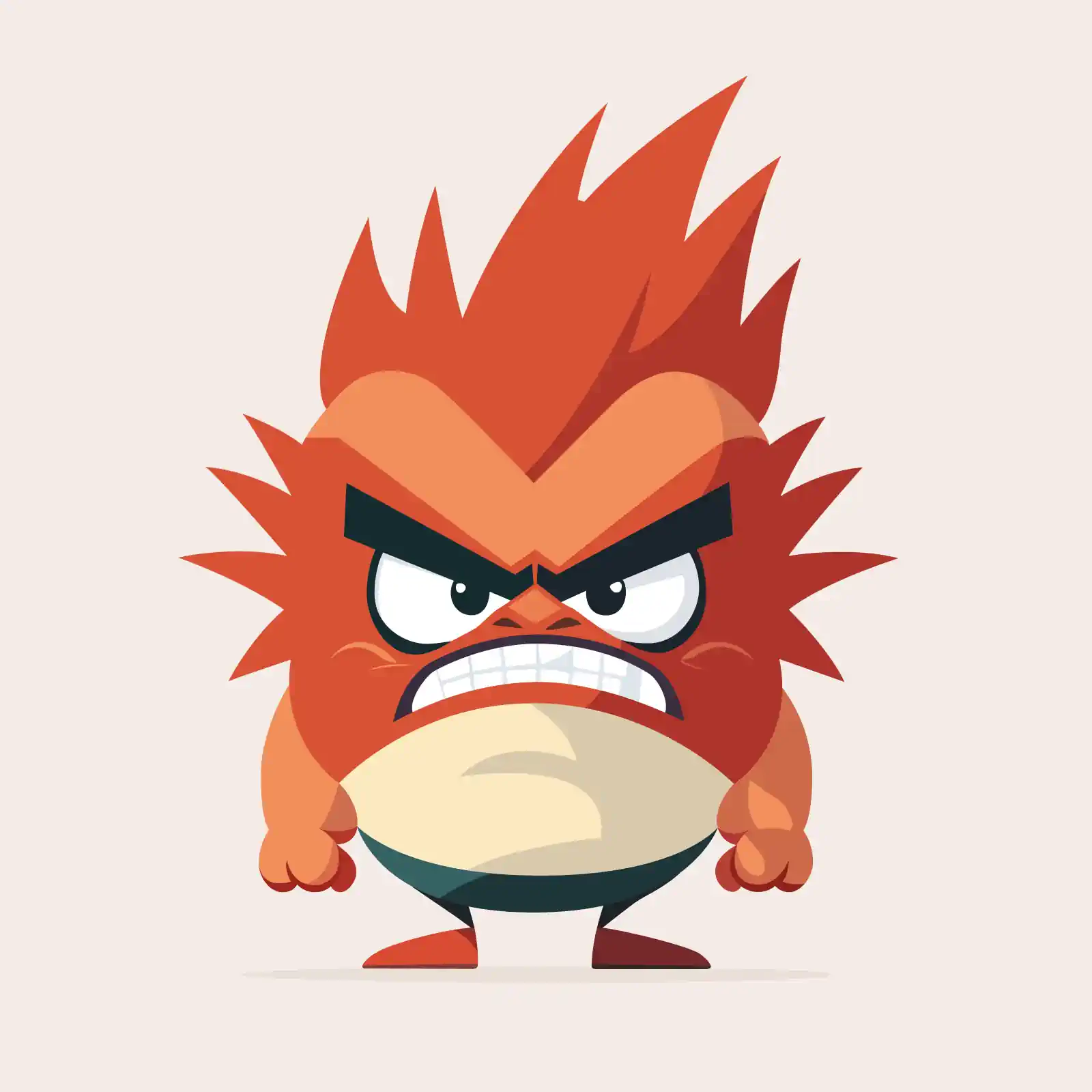 Angry bird mascot